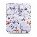 Cover Cloth Nappy - Vintage Transport