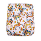 Pocket Cloth Nappy - XL Suede - Boho Rainbow