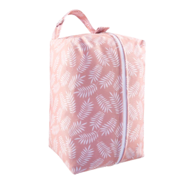 Diaper Pod - Soft Pink Leaves