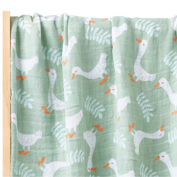 100% Cotton Muslin Blanket - Ducks