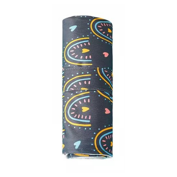 Changing Mat / Burp Cloth -Dark Rainbow Love